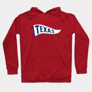 Texas Pennant - Red Hoodie